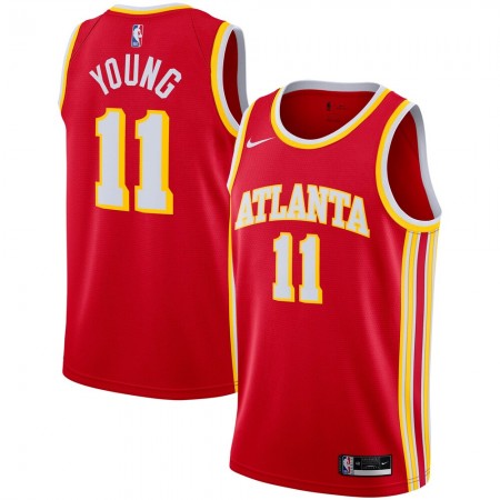 Maillot Basket Atlanta Hawks Trae Young 11 2020-21 Nike Icon Edition Swingman - Homme